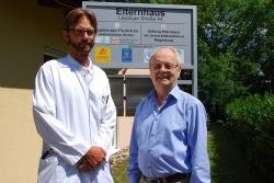 Dr. Enrico Schalk (links) und Prof. Dr. Uwe Mittler