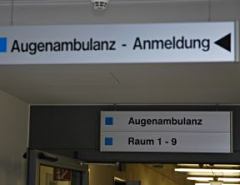 Ambulanz - Schild