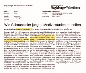 UMMD-MedienMonitor 06.-08. August 2022 (002)_Schauspielpatienten_Seite_1