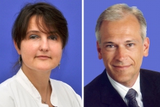 Dr. Dorothea Rostalski und Klinikdirektor Prof. Dr. Christoph Arens von der HNO-Universitätsklinik Magdeburg 